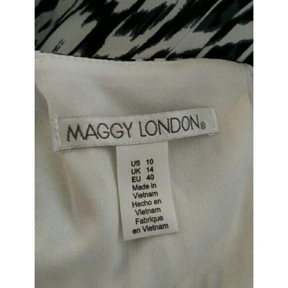 Maggy London Printed Dress - Size 10 - NWOT - Picture 5 of 6